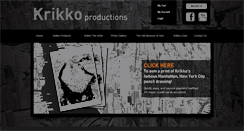 Desktop Screenshot of krikkoproductions.com